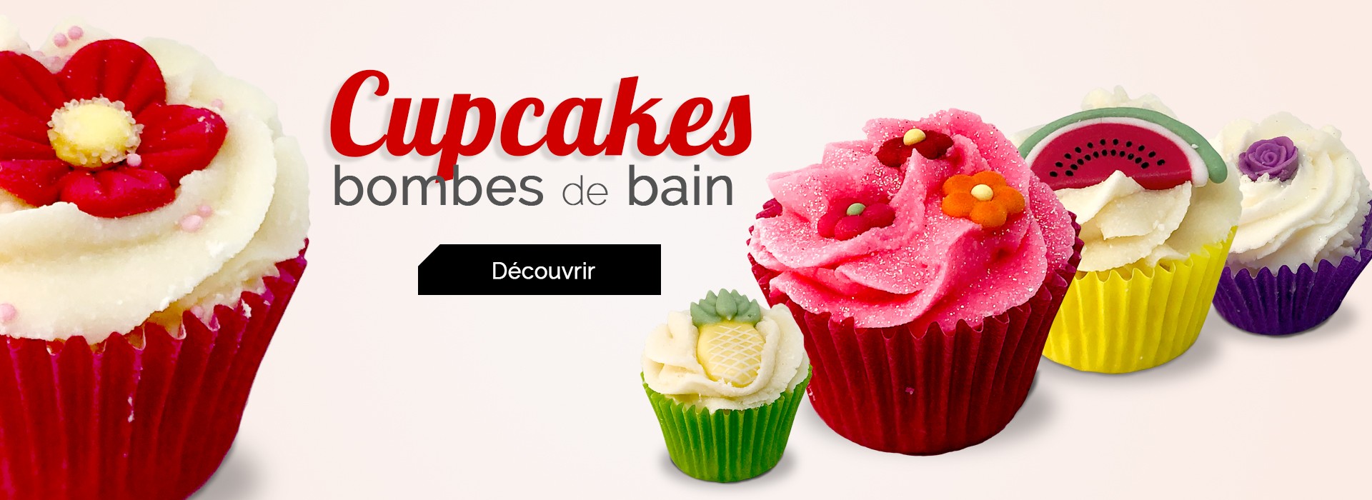 Cupcakes bombes de bain